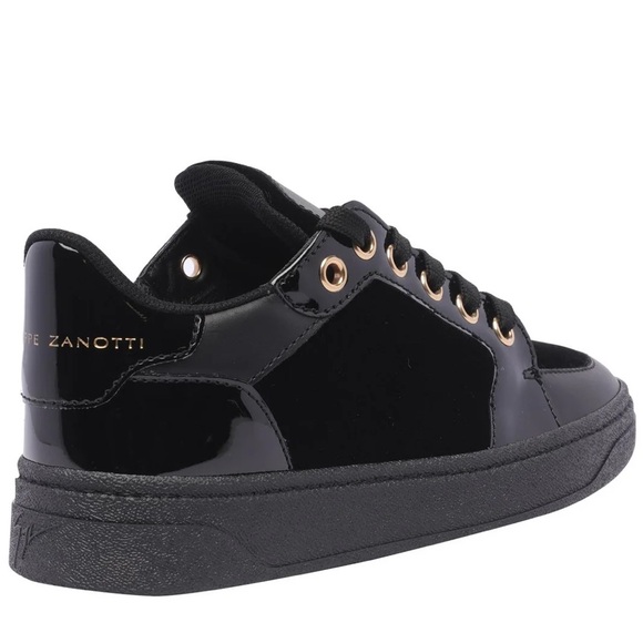 Giuseppe Zanotti black and gold sneakers - Picture 2 of 3